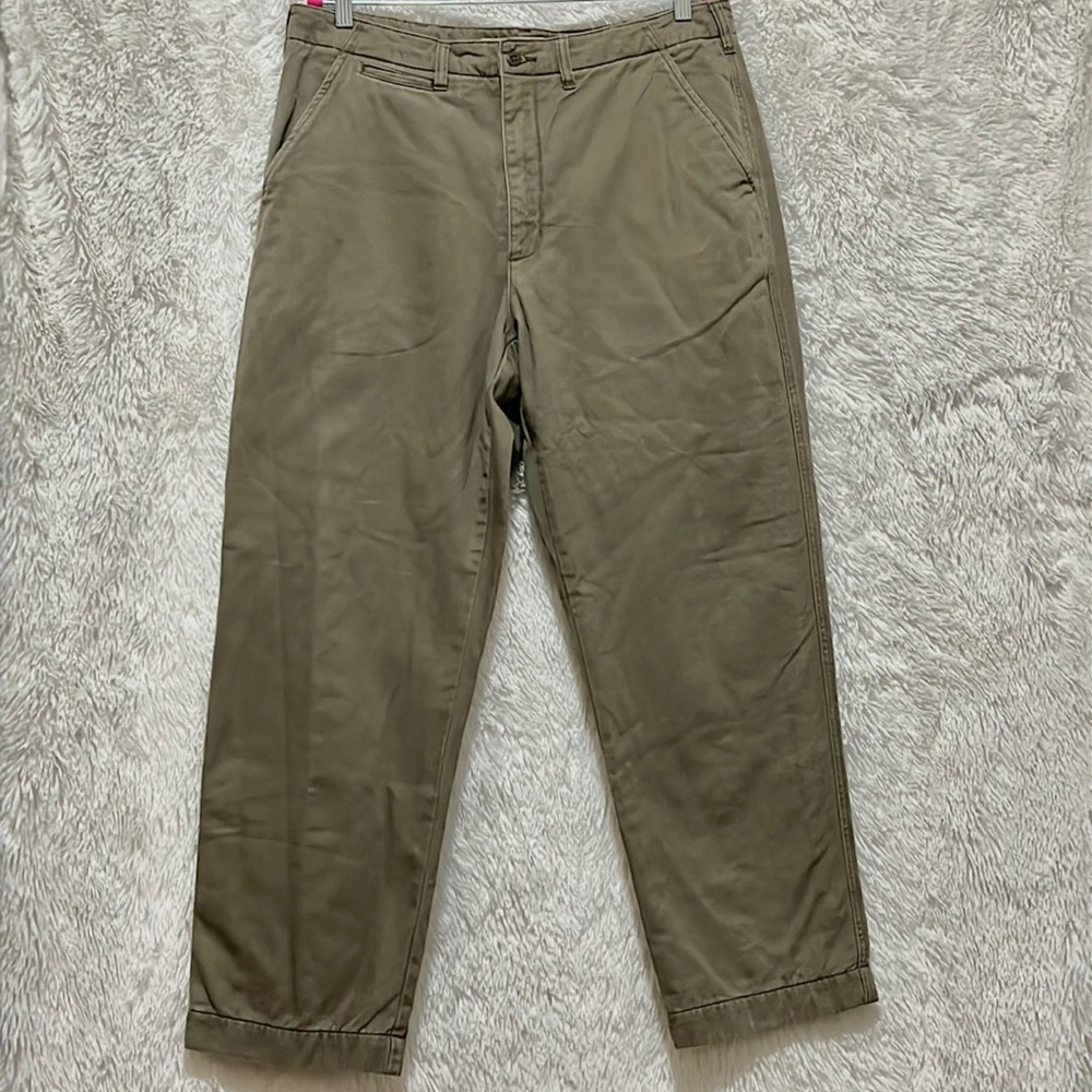 Cabela’s aged khakis Men's Flannel Pant Relaxed Fit 36*30